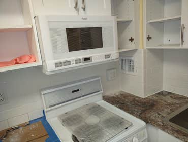 Electric Range and Over The Range Microwave
