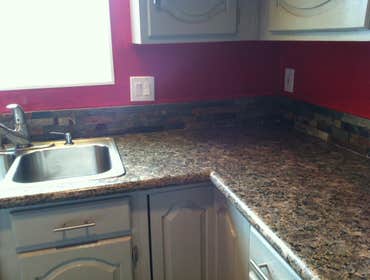 Kitchen with Energy Efficient Windows Kitchen Remodel with new vinyl energy efficient windows and slider, drywall and stucco repair and more. I cannot 