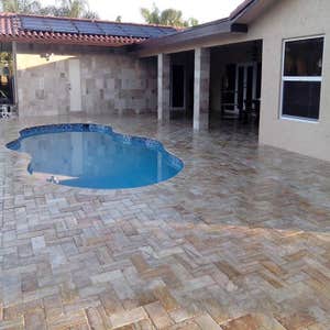 Pool deck