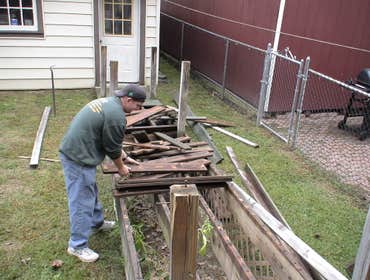 Handicap Ramp Project required the removal of an existing ramp and railing which than was replaced with the construction of a new ramp and railing. Als