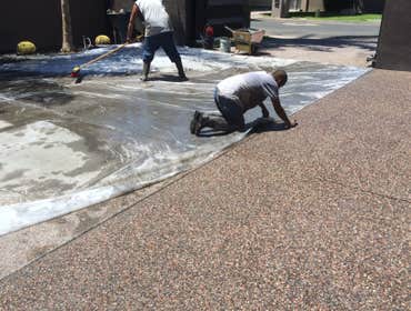 Exposed Aggregate Concrete