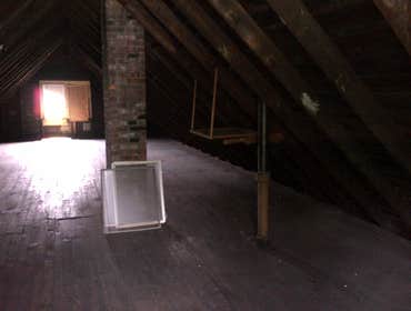 Household Attic Clean Out Removed all debris and junk from a attic and cleaned out swept