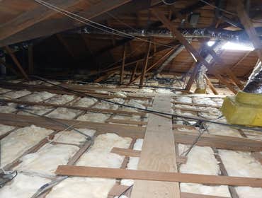 Photos by The Attic Insulation Specialists, Inc #13 Attic Cleaning & New Insulation Installation