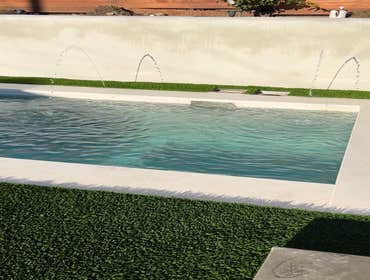 Photos by American Way Remodeling #1 New construction underground swimming pool.