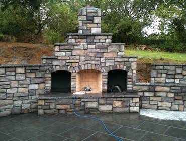 Gresham outdoor living space This is a large outdoor living space project designed and built by the company President Shawn Ladd