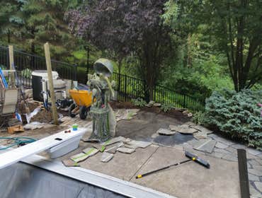 Decking/Logs/Fascia Refinishing & Patio Stone Leveling