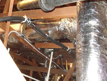 FUJITSU minisplit system duct less 3 indoor units Slim Duct ducted out. FUJITSU Mini Split Duct Less Installation With Ducting With Fujitsu Halcyon HFI