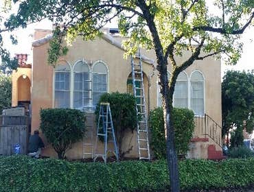 before painting
