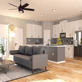 Kitchen & Living Room