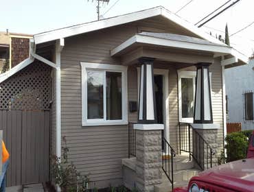 DPS Whole House Interior & Exterior Remodel Remodeled 1 bed 1 Bath Bungalow, open galley Kitchen, laminate and tile floors through out.