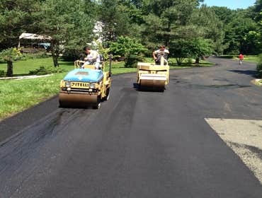 Paving private road