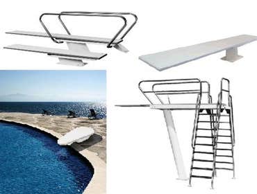 Diving Boards Made from the best materials, our <a href="http://www.cheappoolproducts.com/Diving~Boards~Stands_45~supplies.html">diving boards</a> and 