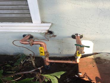 Plumbing remodels Rough in plumbing pictures and finish pictures
