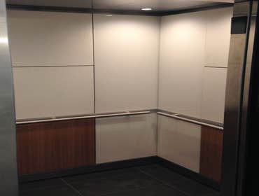 Glass, fabric, and veneer