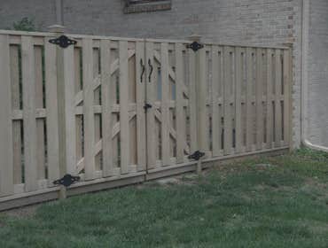 Wood Shadow Box fence