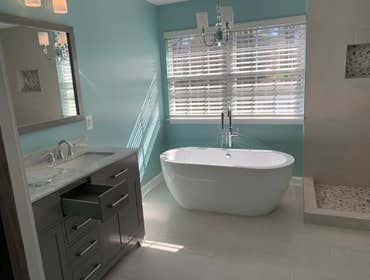 Photos by Bathroom Remodeling, Flooring, Cabinetry & Painting Ind. Contractor Specialist #1