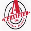 A Certified Screen Service Inc logo