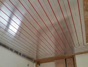 Radiant in-floor conversion (Thermalboard Installation)
