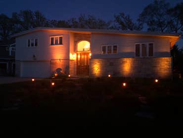 Tom's landscape lighting at Tom's home