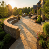 West Michigan Stone Projects Gather the family around your outdoor entertaining areas, firepits, outdoor kitchens, and more.