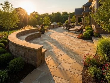 West Michigan Stone Projects Gather the family around your outdoor entertaining areas, firepits, outdoor kitchens, and more.