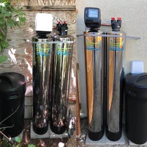 Water softener dual tank - City Water