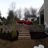 140 Maple Street Retaining Wall, and Landscape Project