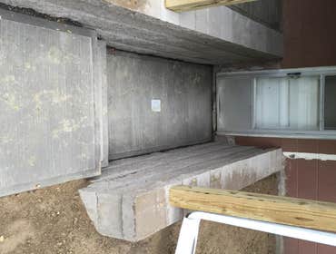 Concrete stairs