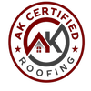 AK CERTIFIED ROOFING logo