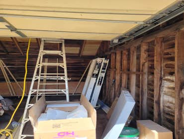 Garage conversion to bedroom