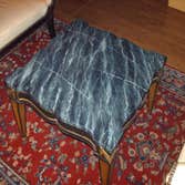 Faux Marble Finish On Wood Coffee Table