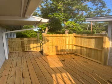 Photos by Centex Home Remodel #1 16x9 deck with 4’ wide ramps at front and rear