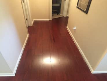 Brazilian Cherry Hardwood Brazilian Cherry Hardwood flooring we recently installed in this home located in Jacksonville, Florida. Services completed b