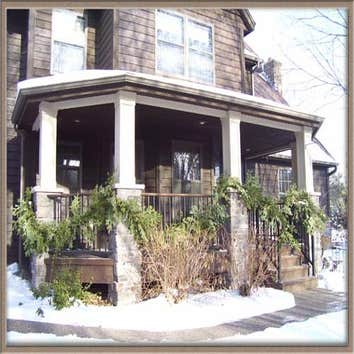 Outside porch