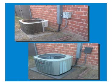 Before & After New system installation. We do not cut corners. We take pride in quality workmanship.
