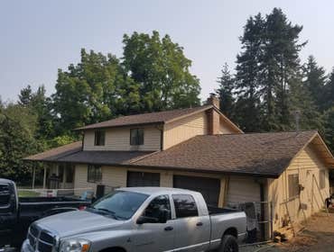 siding+painting before