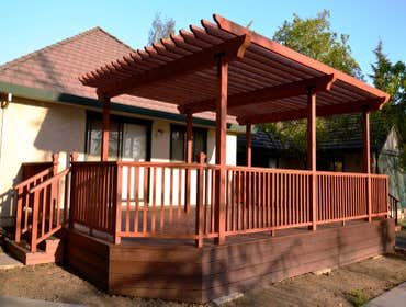 Custom Deck and Pergola in Morgan Hill