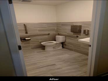 Photos by Cypress Construction Servs Inc #1 Bathroom remodel for a “commons” bathroom