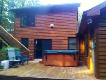 Exterior Staining of Clapboard Siding Cedar Project took around 9 Days and saved the home owner $1,900.00.
Great Working in the sun.