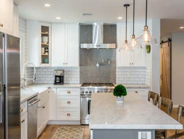 Mammoth Ave. Sherman Oaks Contemporary Kitchen and Laundry remodeling.