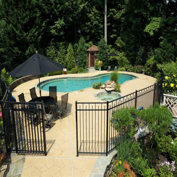 Photos from Crystal Blue Aquatics Llc New Construction of pool with full automation, LED lighting, high end travertine patio decking, beautiful water f