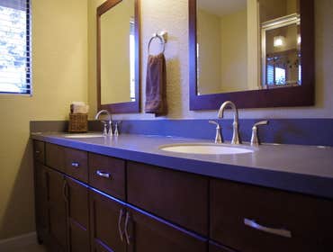 Basic Bath Remodel on a Budget This project was recently completed. The homeowners wanted quality construction on a budget. Almost all of the component