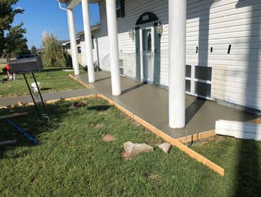 Photos by Stamped Concrete Denver LLC #1 Stamped concrete, often called textured or imprinted concrete, replicates the look of many different stones su
