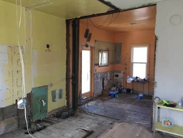 Before...part of the kitchen area