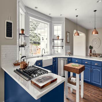 Classic Blue and White Kitchen