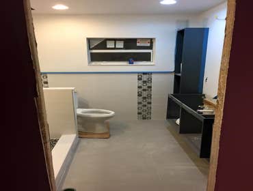 New bathrooms