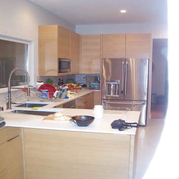 Rift sawn oak kitchen