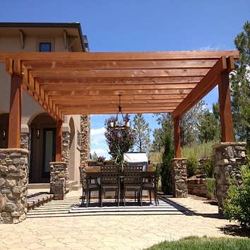 pergola stain and sealing CO
