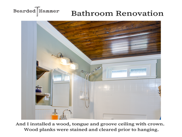 New rough plumbing and new fixture installation