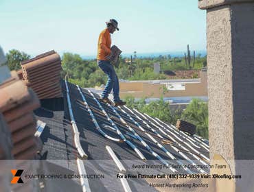 Exact Roofing & Construction - Tile Roofing Company Tile Refelt , Tile Roofing Repair and Replacement Scottsdale AZ, Tile relay, General Contractor, Ro
